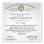 Neurosurgeon Farhad M. Limonadi, M.D. Certificatel 7