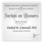 Neurosurgeon Farhad M. Limonadi, M.D. Certificatel 8