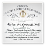 Neurosurgeon Farhad M. Limonadi, M.D. Certificatel 9