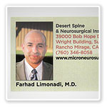 Neurosurgeon Farhad M. Limonadi, M.D. Testimonial 1