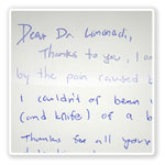 Neurosurgeon Farhad M. Limonadi, M.D. Testimonial 8